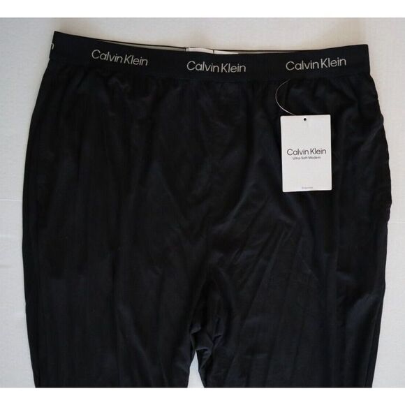 Calvin Klein NM2235001 Men's Sz Large Black Ultra-Soft Modern Lounge Joggers - Picture 3 of 10